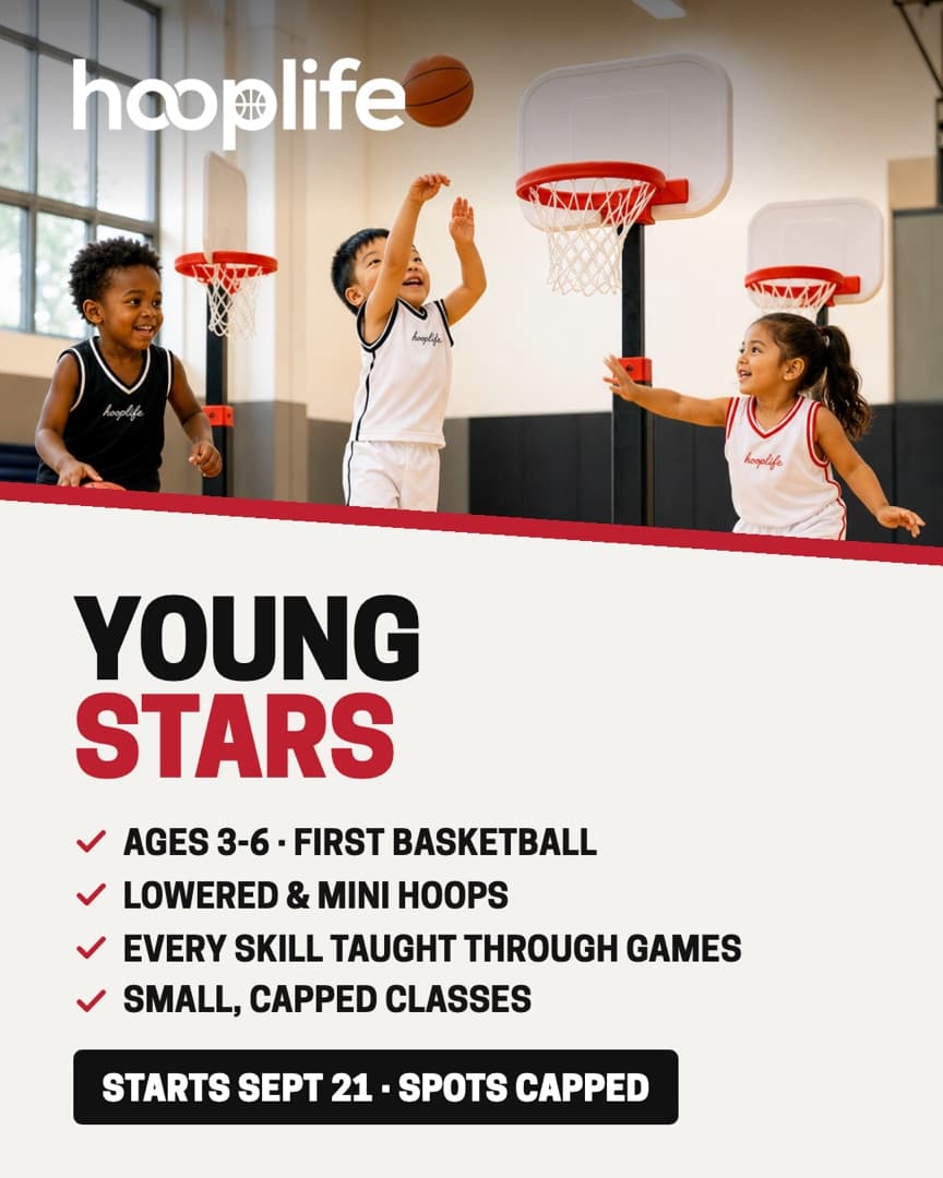 HoopLife Young Stars feed ad from the creative engine.